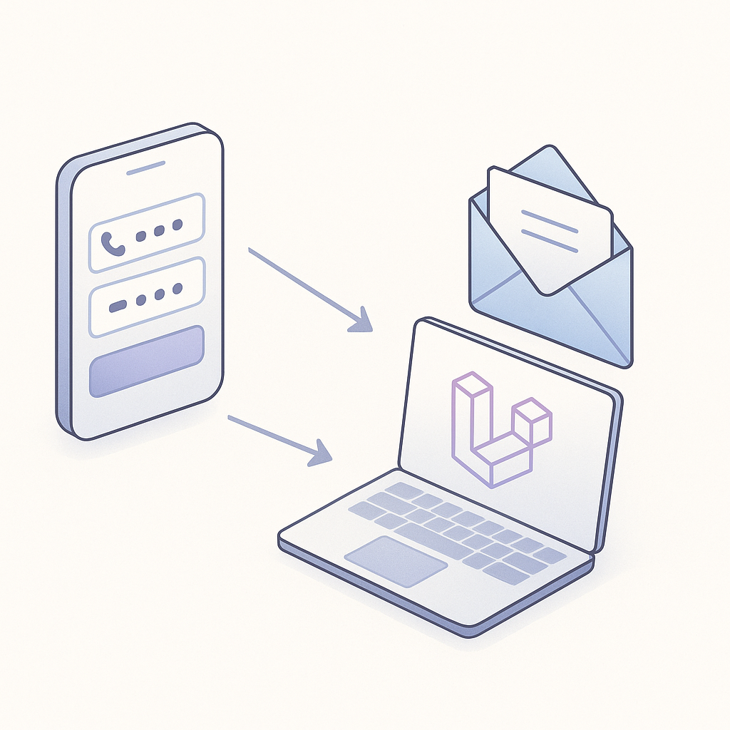 Logging into a Laravel Application Using Phone Numbers vs. Email Addresses